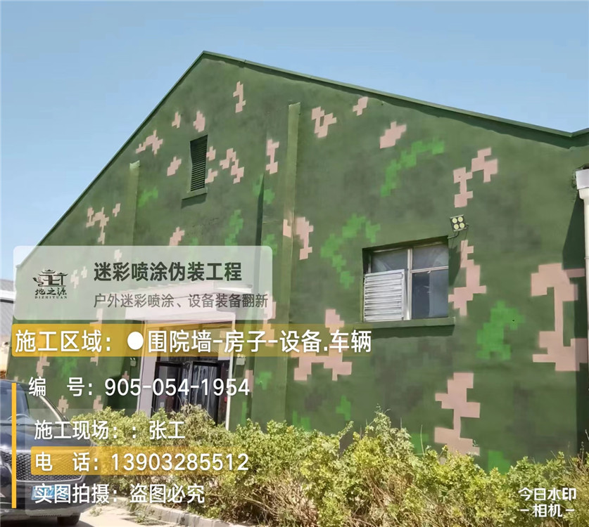 鹤岗外墙数码迷彩漆施工报价清单（100㎡标准墙面测算）
